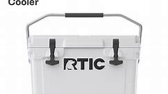 RTIC 20 QT Ultra-Tough Rotomolded Hard-Sided Ice Chest Cooler, White, Fits 30 Cans