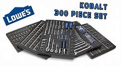 Kobalt 300-Piece Standard (Sae) And Metric Mechanic's Tool Set