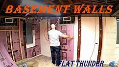 Finishing Basement Walls; Insulation, Studs & Drywall (The Complete Process)