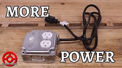 DIY Portable Switched Power Outlet With Extension Cord 🔌