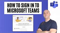 How To Sign In To Microsoft Teams