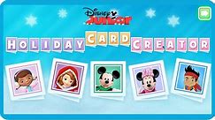 Playing Disney Junior Holiday Card Creator