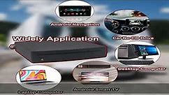 Xglysmyc External USB Car Universal CD Player,Vehicle CD Player for Car via USB Radio Connection Po