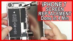 How To: iPhone 7 Screen Replacement done in 4 minutes