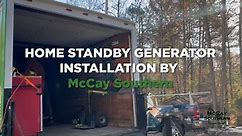 Generac generator installation in Athens, TN with the McCay Southern team! | McCay Southern
