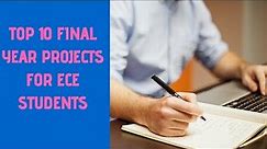 Top 10 final year projects for ECE students #ECE #Engineering #project #Final