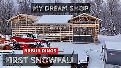 My Dream Shop Ep-22: Window Frames and First Real Snow