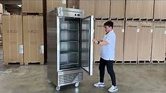 Elite Commercial Refrigerator 1 Reach in Solid door Upright Fan Cooling Cooler for Restaurant c28r
