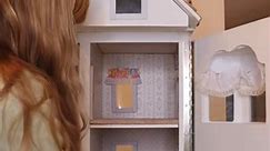 Antique dollhouse makeover.. one room at a time! Today the ✨kitchen✨#dollhouse #miniatures #makeover #kitchen #viral #reels | Mia Maples