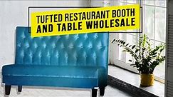 Tufted Restaurant Booths and Tables Wholesale