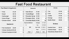 How to Create a GUI Fast Food Restaurant System in Python - Full Tutorial