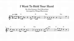 I WANT TO HOLD YOUR HAND (The Beatles) | Lead sheet