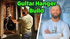 DIY Guitar Wall Hanger!!🎸 Awesome Woodworking Project!!