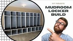 Mudroom Locker Build