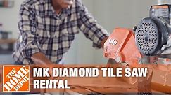 MK Diamond Medium and Large Tile Saws | The Home Depot Rental