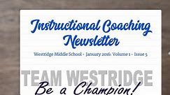 Instructional Coaching Newsletter