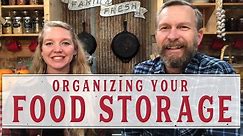 HOW TO ORGANIZE YOUR PANTRY & FOOD STORAGE (INCLUDING SMALL SPACES)