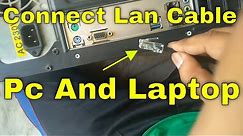 How To Insert Lan Cable In Laptop | How To Insert Lan Cable In Pc