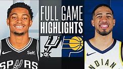SPURS at PACERS | FULL GAME HIGHLIGHTS | November 6, 2023