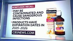 Robitussin cough syrup recalled