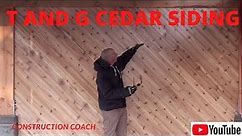 Tongue and Groove Cedar Siding - Douglas Fir Timber Building Build