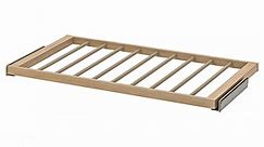 KOMPLEMENT pull-out trouser hanger, white stained oak effect, 100x58 cm - IKEA