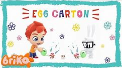 Craft Ideas with Egg Carton | Briko's DIY Adventure | DIY Crafts For kids