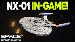 The BEST Star Trek NX-01 Enterprise Build In Space Engineers!