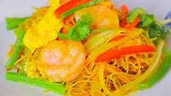 Singapore Rice Noodles (Cantonese Style)