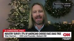 Survey: 77% of Americans choose fake Christmas tree