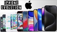 EVOLUTION OF IPHONE 2007-2023 WITH REALISTIC 3D MODELS! 😲 | IPHONE HYSTORY 📱