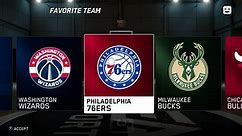 NBA LIVE 16 | Favorite Team Select