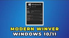 How To Install Modern Winver On Windows 10/11 ✅ (2022)