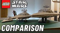 LEGO Imperial Star Destroyer COMPARISON