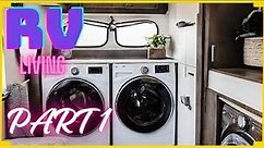 The Ultimate Motorhome Washer and Dryer Setup For Outdoor Living Part 1