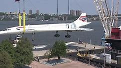 British Airways Concorde jet removed from Intrepid Museum for restoration