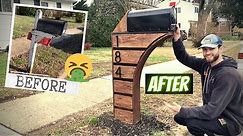 Build a Custom Mailbox | How to build a mailbox and install a mailbox post the RIGHT way