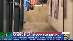 Footage from Hurricane Ida shows historic flooding in NYC subway system prompting shut down | ABC7