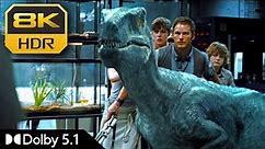 8K HDR | Velociraptors Defend Chris Pratt (Jurassic World) | Dolby 5.1