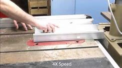 How To: Cutting Aluminum Panel on a Wood Table Saw