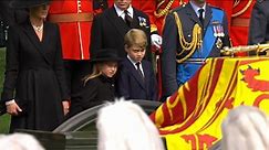 Prince George and Princess Charlotte attend Queen Elizabeth II’s funeral | UK News | Sky News