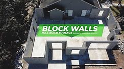 Construction of Concrete Block Walls Residential Construction Start to Finish