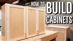 How to Build Wall Cabinets