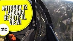 BREATHTAKING VIEW! Antonov 12 Navigator Glass Nose View, Lapperanta Landing! [AirClips]