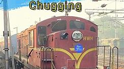 Beautiful DIESEL Engine Chugging ❤️ #indianrailways #dieselpower #dieselengine #facebookreelsviral #viralreel | Biswajit Rail World