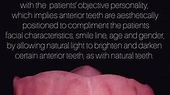 The Dentogenic Concept In Dentures Explained 👆 The Swissedent Dentogenic concept allows dentists/clinicans to work in harmony with the patients objective personality, which implies anterior teeth are aesthetically positioned to compliment the patients facial characteristics, smile line, age and gender, by allowing natural light to brighten and darken certain anterior teeth, as with natural teeth. 😁 It also generates the gingival components of the denture by determining the gingival line, conto