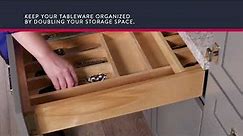 Cardell Cabinetry® Wood Tiered Drawer Storage