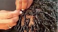 Separating her coil twists after completely drying for a nice finish fuller look. We can do so many creative styles on your natural hair. Follow us for more #mycurlproducts #stylesbylisa #naturalhairproducts #embraceyourtexture #twistandtexture #naturalhairstyles #naturalhairinspiration #curlyhairproducts #curlyhairstyles | My Curl Products