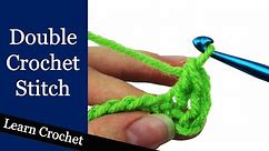 How to Double Crochet Stitch - Beginner Course: Lesson #9