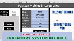 Fully Automated Inventory System in Excel | How to Develop Inventory Management System in Excel